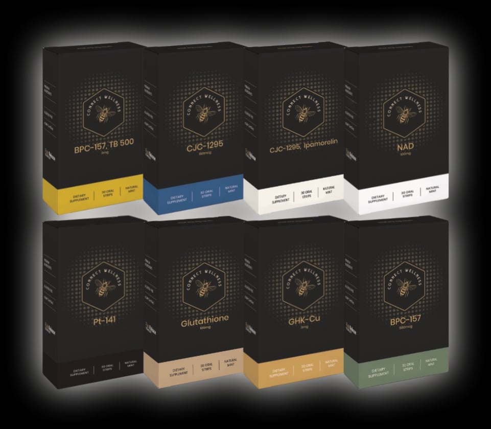 Connect Wellness oral dissolving strips product collection